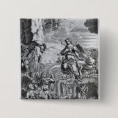 Der Erzengel Uriel informiert Gabriel Button (Vorderseite)