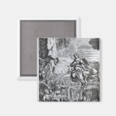 Der Erzengel Uriel informiert Gabriel Magnet (Vorderseite/Rückseite)