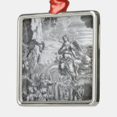 Der Erzengel Uriel informiert Gabriel Ornament Aus Metall (Links)