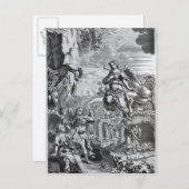 Der Erzengel Uriel informiert Gabriel Postkarte (Vorne/Hinten)