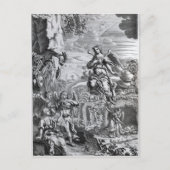 Der Erzengel Uriel informiert Gabriel Postkarte (Vorderseite)