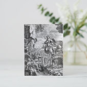 Der Erzengel Uriel informiert Gabriel Postkarte (Stehend Vorderseite)