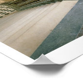 Der Escalier de la Reine (Königstreppe) 1680 Poster (Ecke)