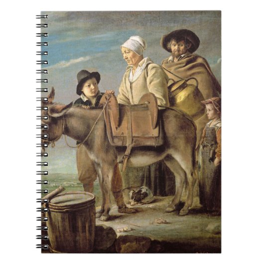 Der Esel (Öl auf Leinwand) Notizblock (Vorderseite)