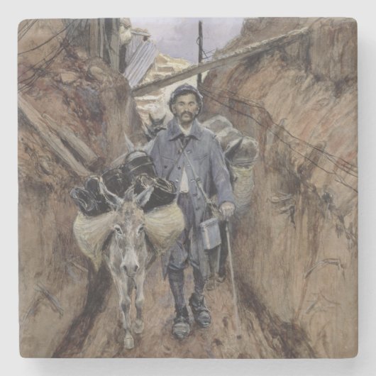 Der Esel, Somme, 1916 Steinuntersetzer (Vorderseite)