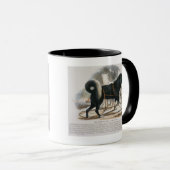 Der Esquimaux Hund (Canis familiaris) Tasse (VorderseiteRechts)
