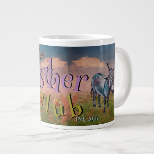 DER ESTHER CLUB Jumbo-Tasse (Vorderseite Rechts)