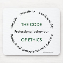 "Der Ethikkodex - 5 Grundprinzipien " Mousepad