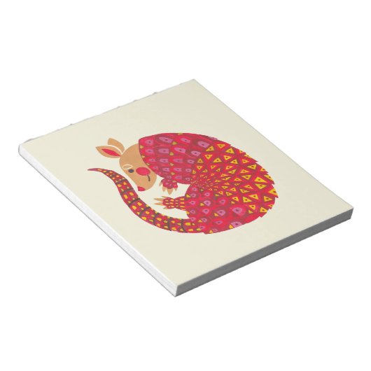 Der ethnische Armadillo Notizblock (angewinkelt)