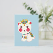 Der ethnische Polarbär Postkarte (Stehend Vorderseite)