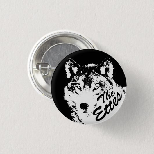 Der Ettes Wolf-Knopf Button (Vorne & Hinten)