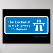 DER EUCHARIST UNS MEINE HIGHWAY ZU HÖREN POSTER (Vorne)