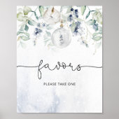 Der Eukalyptus im Winter ist elegant, bitte nehmen Poster (Vorne)