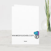 Der Eule Liebe immer Sie Feiertagskarte (Rückseite)