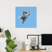 Der Eurofighter Taifun 24" x 24" Poster (Heimbüro)