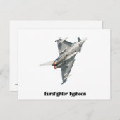 Der Eurofighter-Taifun Postkarte (Vorne/Hinten)