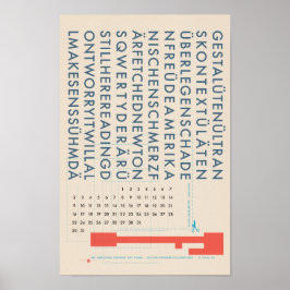 der EVERLÄSTING KÄLENDER von FLOMM Poster