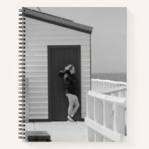 Der ewige Denker, verloren in Gedanken - Notebook