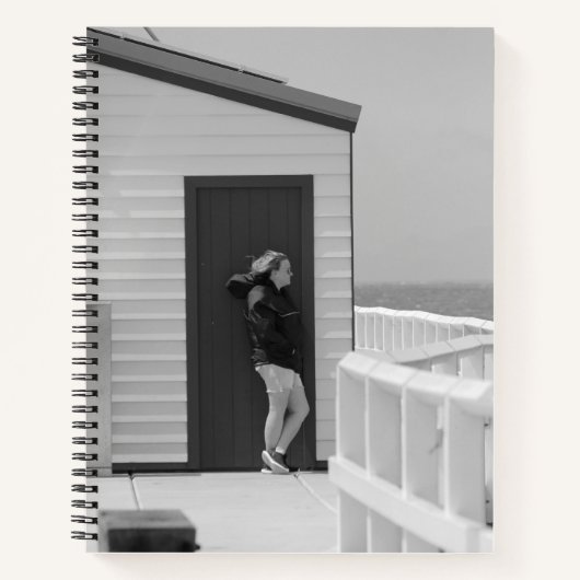 Der ewige Denker, verloren in Gedanken - Notebook Notizblock (Vorderseite)