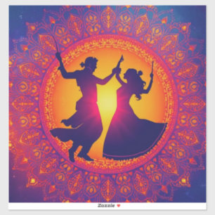 Der ewige Rhythmus Shaktis Aufkleber