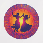 Der ewige Rhythmus Shaktis Etiketten (Design 2)