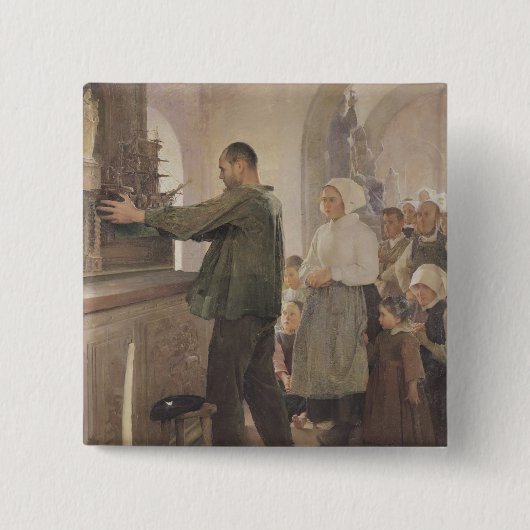 Der ex Voto, 1898 Button (Vorderseite)