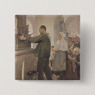 Der ex Voto, 1898 Button