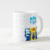 Der Exodus von Pessach Moses & Israeliten aus Ägyp Jumbo-Tasse (Vorderseite Rechts)