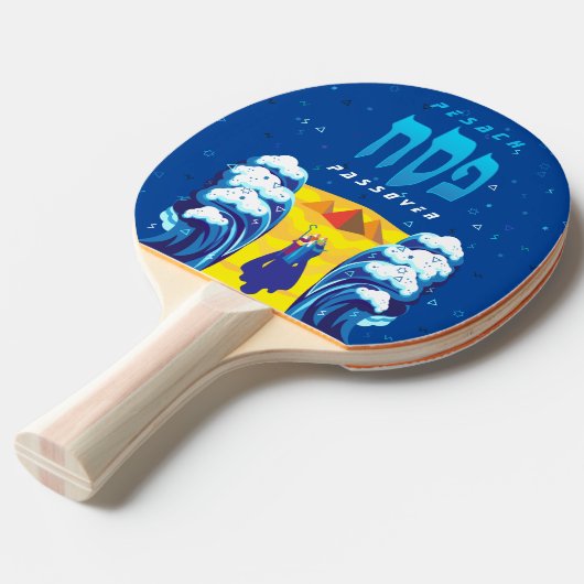 Der Exodus von Pessach Moses & Israeliten aus Ägyp Tischtennis Schläger (Vorderseite)