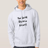 Der Experte für soziale Distanz Hoodie (Vorderseite)