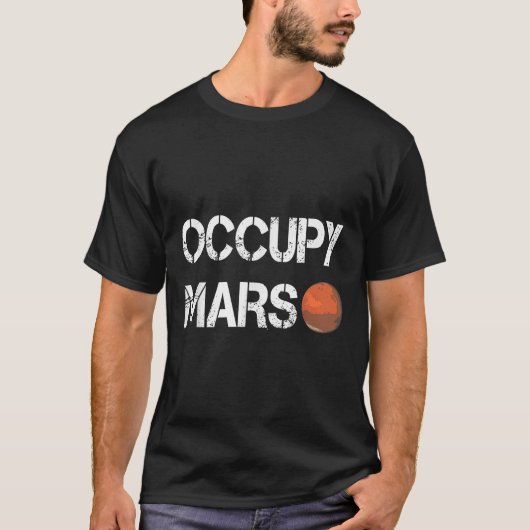 Der Explorer besetzt den Mars-Raum T-Shirt (Vorderseite)