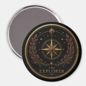 Der Explorer Schütze Archetyp Kreis Magnet (Vorderseite/Rückseite)