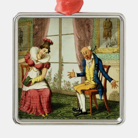 Der Expostulation, Kneipe. durch G. Humphrey, 1821 Silbernes Ornament (Vorne)