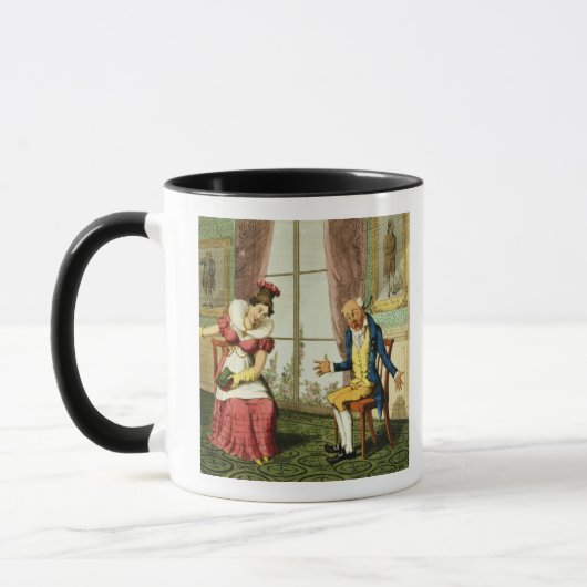Der Expostulation, Kneipe. durch G. Humphrey, 1821 Tasse (Links)