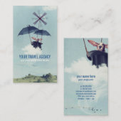 Der extravagante Reisende Visitenkarte (Vorne/Hinten)