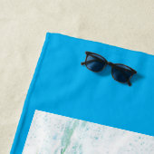 Der Eyrún macht für offenes Wasser Strandtuch (Beispiel)