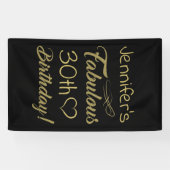 Der fabelhafte 30. Geburtstag für Frauen Banner (Horizontal)