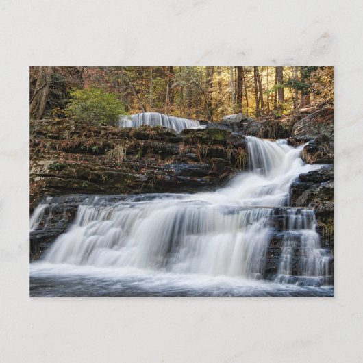 Der Fabriksturz in den Poconos Postkarte (Vorderseite)