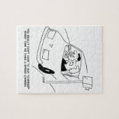 Der Fahrer sagt Käse, wenn er eine Geschwindigkeit Puzzle (Horizontal)