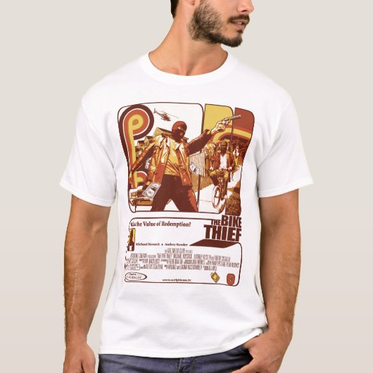 Der Fahrrad-Dieb-T - Shirt (Vorderseite)