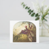 Der Fairy Falconer Bird Postkarte (Stehend Vorderseite)