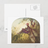Der Fairy Falconer Bird Postkarte (Vorne/Hinten)