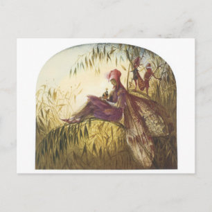 Der Fairy Falconer Bird Postkarte