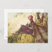Der Fairy Falconer Bird Postkarte (Vorne/Hinten)
