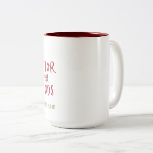 Der Faktor beendet nie die Tasse (VorderseiteRechts)