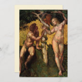 Der Fall - Adam und Abend von Raphael Sanzio (Vorne/Hinten)