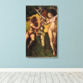 Der Fall - Adam und Abend von Raphael Sanzio Leinwanddruck (Insitu (Holzboden))