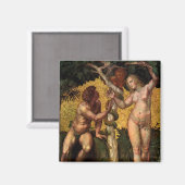 Der Fall - Adam und Abend von Raphael Sanzio Magnet (Vorderseite/Rückseite)