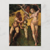 Der Fall - Adam und Abend von Raphael Sanzio Postkarte (Vorderseite)
