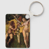 Der Fall - Adam und Abend von Raphael Sanzio Schlüsselanhänger (Rückseite)